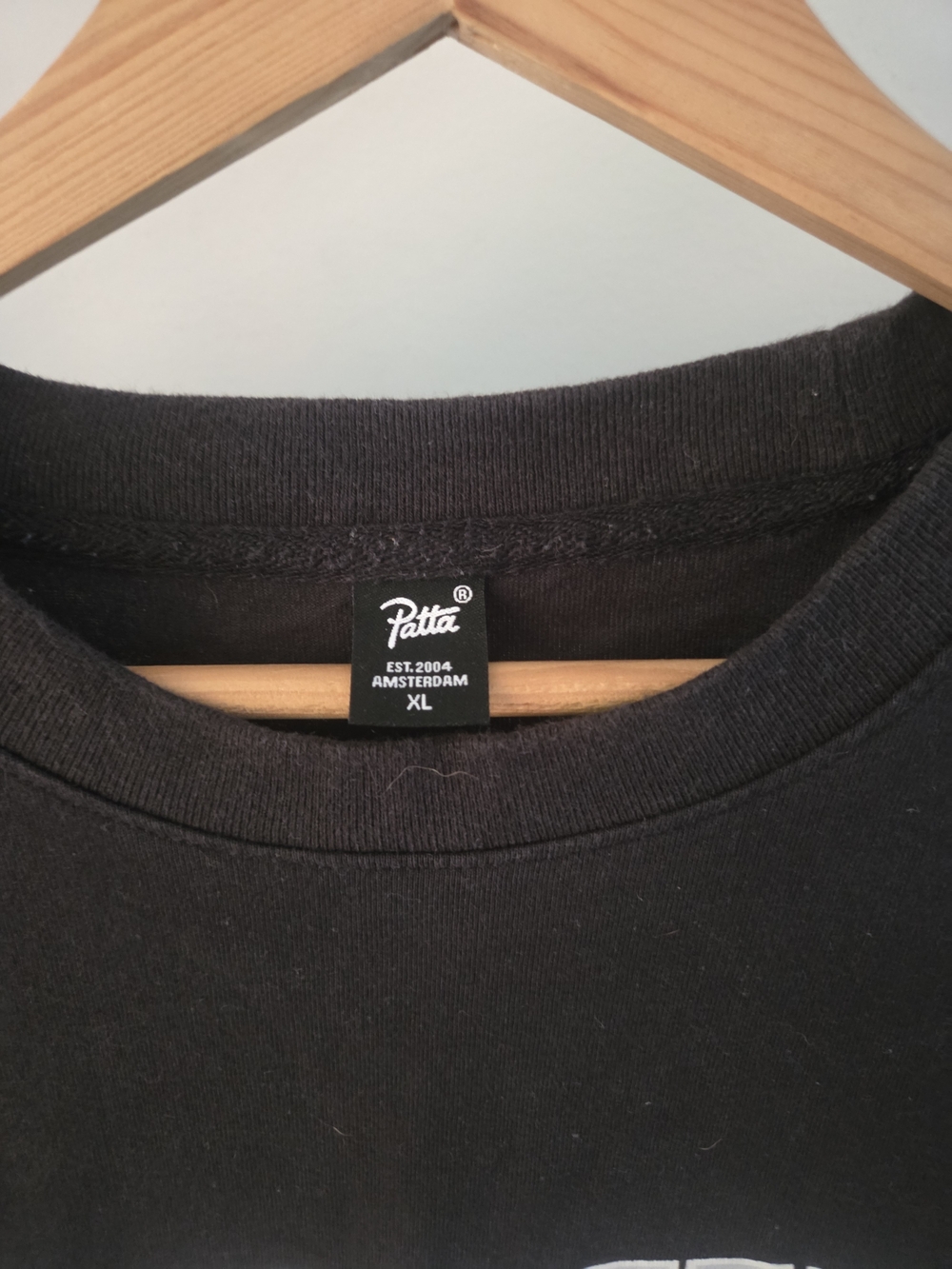 Patta Black Tee with Red Heart Logo - Picture 2 of 3